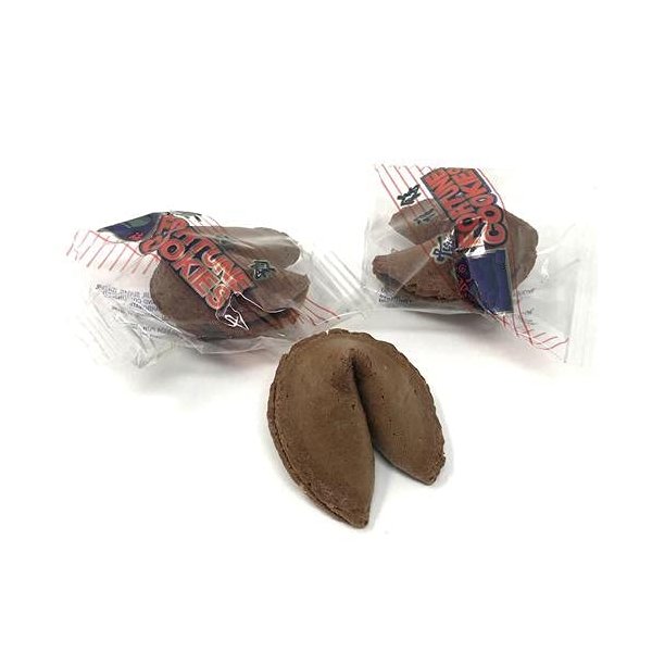 Shop&Save Individually Fresh crispy Wrapped Fortune Cookies Perfect for Snacks, Lunch, Picnic, Birthdays, Graduation, Parties (Chocolate, 60)