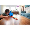 Hot Wheels Toy Car Track Set, Display Launcher & 2 1:64 Scale Vehicles, Visible Storage for 6 Cars Toy Cars, Connects to Track
