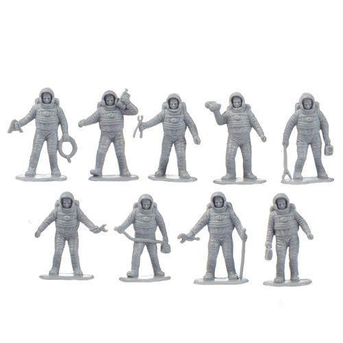 Astronaut and Space Toy Action Figure Playset- 60pc Set Includes Astronauts, Rockets, Spaceship Shuttle, Satellites & More- Great for Imaginative Play, School Projects, Stocking Stuffers, & Xmas Gifts