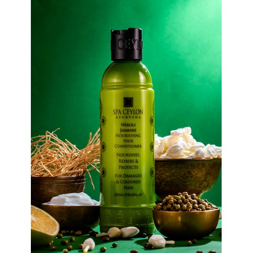 SPA CEYLON Neroli Jasmine Nourishing Hair Conditioner | Aromatic | Vegetarian | Repair and Hydrate for Damaged and Coloured Hair