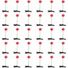 Framendino, 30 Pack Mushroom Sprout Hair Clips Cute Mushroo Hair Clip Red Mushroom Hairpin Funny Plant Hair Accessories Women Party (Red)