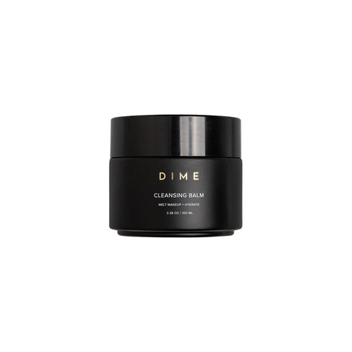 DIME Beauty Cleansing Balm, Oil Makeup Remover and Face Cleanser, Hydrating Eye Makeup Remover with Squalane, 3.38 oz / 100 ml