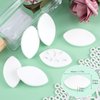 OIIKI 30Pcs Eye Shaped Practice Sponge, Lash Exercise Sponge White, Practice Sponges for Beginners Makeup Eyelash Lash Extensions Supplies