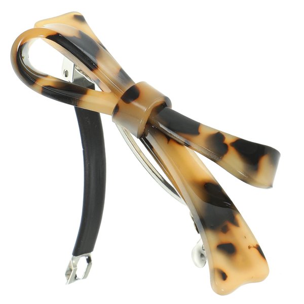 BIUDECO Minimalist Bowknot Spring Hair Clip for Women No Damage Ponytail Holder Snap Hair Clip Ideal Hair Accessory for Everyday Style and Easy Updos