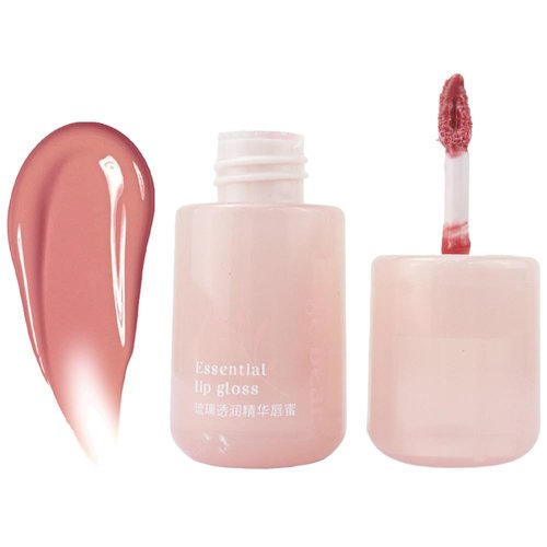 SUILU Lip Gloss, Plumping Lip Hloss,Lightweight Feeling Lip Gloss for Women,Tinted Lip Oil for Lip Care and Dry Lips (02, 0.08 Fl Oz)
