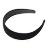 Teensery 4 Pcs Black Velvet Wide Headbands Blank Hair Hoop DIY Hair Accessories Hair Band for Women Girls, Width 1 inch