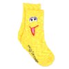 Sesame Street Elmo Unisex-Child, Boys, Girls Multi Pack Crew Socks with Grippers, 6 Pack, Abby Zoe 6 Pk, 2-3T
