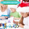 Civaner Christmas Crafts for Kids, Christmas Arts and Crafts DIY Christmas Tree Ornament Kit Make Your Own Christmas Craft Projects for Kids Ages 4-8 8-12, 4 Styles (60 Sets)