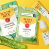 Burt's Bees Christmas Gifts, Gentle Skin Care To-Go Set, Includes Cleanser, Towelettes, Lotion and Sheet Mask, Travel Size Facial Skin Care for Sensitive Skin, Natural Origin Skin Care, 1 Gift Set