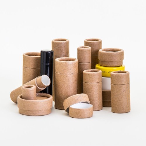 10 Piece Variety Pack | Kraft Paperboard Lip Balm/Salve/Cosmetic/Lotion Tubes