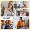 DOOViC 4 Pack Blue Light Blocking Reading Glasses Anti Eyestrain Fashion & Classic Style Spring Hinge Computer Readers for Women Men 1.75 Strength
