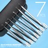 Teenitor 7 in 1 Pimple Popper Tool Kit Blackhead Remover Extractor Tool Kit, Blackhead Extractor and Pimple Tool Safe Treatment Zit Popper Acne Kit Black Head Extractions Tool Comedone Extractor