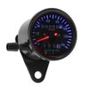 Motorcycle Odometer, LED Backlight 12 V Motorcycle Dual Tachometer Odometer Speedometer Gauge Kit Cafe Racer