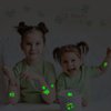 Partywind 420 Styles Glow St Patrick's Day Temporary Tattoos for Kids, 28 Sheets Saint Patrick's Day Shamrock Tattoo Stickers for Party Decorations Supplies, Green Day Accessories