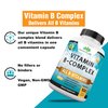 NaturaLife Labs A Higher Standard Vitamin B Complex with Vitamin C and Folic Acid - B12, B1, B2, B3, Vitamin B5 Pantothenic Acid, B6, B7, B9 - Nervous System Support 100 Veggie Capsules