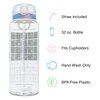 BellyBottle Pregnancy Water Bottle Tracker – Pregnancy Must Haves First Trimester – Pregnancy Gifts for Expecting Mom – Pregnancy Essentials Nausea Relief – Weekly Stickers + Straw + BPA Free – Tidye