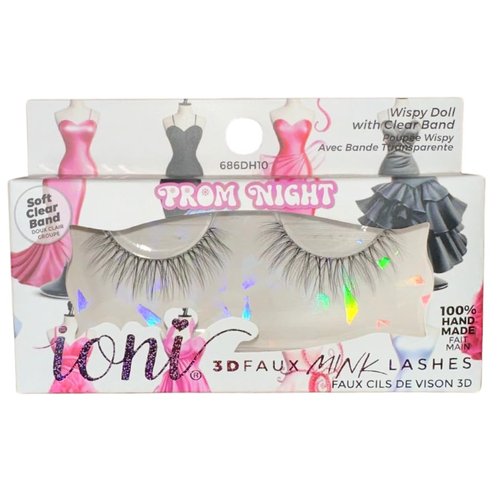 IONI 3D FAUX MINK LASHES (686DH10), Black
