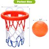 KSABVAIA Bath Toys - Bathtub Basketball Hoop for Kids Toddlers - Bath Toys Shower Toys for Kids Ages 4-8,Suction Cup Basketball Hoop & 3 No Hole Balls Set for Boys Girls