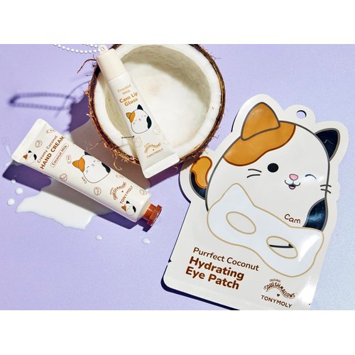 TONYMOLY x Squishmallows Cam Creamy Coconut Milk Hand Cream - Nourishing and Moisturizing, 30ml