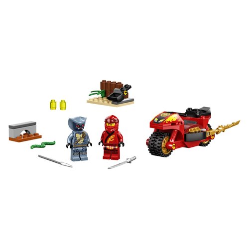 LEGO NINJAGO Legacy Kai’s Blade Cycle 71734 Ninja Motorcycle Playset Building Kit, Featuring NINJAGO Kai and a Snake; New 2021 (54 Pieces)
