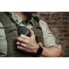THE MIC LOOP Micro - Keeps Portable Radio Mic in Place for Police/Law Enforcement Black