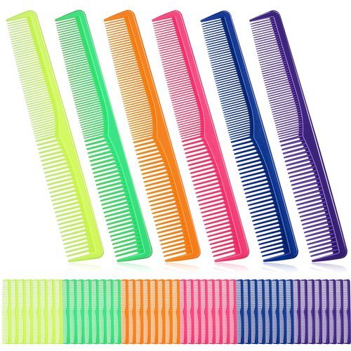 Teenyyou 36 Pcs 7 Inch All Purpose Hair Comb Hair Cutting Combs Hair Stylist and Barbers Set Fine...