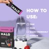 HALO Hydration - Electrolyte Drink Mix | Hydration Powder Packets | Berry Flavor – For Sports and Cycling | Easy Open Single Serving Stick | 6 Sticks