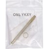ONLYKXY Ear Wax Removal Tool,Folding Type Titanium Alloy Ear-Pick Cleaner Portable Ear Wax Removal Tools Ear Spoon Attached A Key Ring