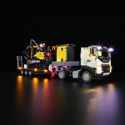 LIGHTAILING Light for Lego-42175 Volvo FMX-Truck & EC230-Electric-Excavator - Led Lighting Kit Compatible with Lego Building Blocks Model - NOT Included The Model Set