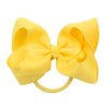 40Pcs 4.5 Inches Boutique Pops Hair Bows Elastic Hair Ties Grosgrain Ribbon Big Cheer Bow Ponytail Holder Rubber Hair Bands for Girls Toddlers Kids Teens In Pairs