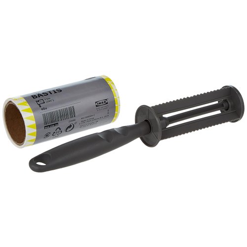 Ikea Bastis Lint Remover Rollers Grey - Set of 5 Rollers (200 Sheets)