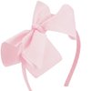 MEEDEE Pink Bows Girls Headband Bow for Girls Grosgrain Ribbon Hair Hoop Headband for Toddlers Kids Party Decoration Cosplay Costume Headwear Makeup Handmade Hair Band