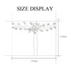 6 Pieces Pearl Hair Comb Hair Pins Pearl Rhinestones Headpiece Hair Barrettes for Women Girls Flower Crystal Headpiece Hair Accessories for Party Wedding Daily Silver