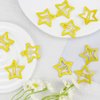 Metal Star Snap Hair Clips - Cute Yellow Small Y2K Star Barrettes, Hollow Non-slip Hairpins for Kids, Lovely Headpieces for Everyday Fashion and Party, 10PCS