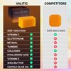 VALITIC Kojic Acid Soap for Hyperpigmentation - with Glutathione, Collagen & Vitamin C - Natural Soap Bars with Turmeric - Original Japanese Complex for Dark Spot Correction - 2 Pack + Holder