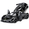 Therina Toy Cars Model Jesko Black Alloy Collectibles Die-cast Vehicles with Sound and Light