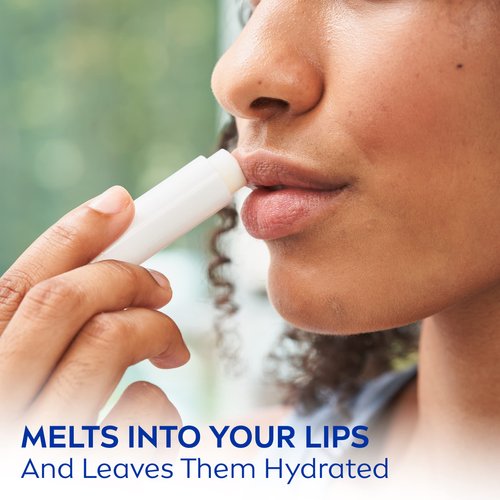 NIVEA Moisture Lip Care, Mineral Oil Free, All-Day Moisturizing Lip Balm with Shea Butter, Jojoba Oil and Avocado Oil, 0.17 Oz Stick, Pack of 1