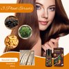 Fedulili Hair Dye Shampoo 3 In 1, Blonde Brown Hair Color Treated Shampoo Para Canas, for Women & Men, Lasts 30 Days, Easy To Use, Christmas Gift, 500ml