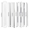 6pcs Ingrown toenail Tool, Toenail File and Lifters, Professional Surgical Stainless Steel Ingrown Toenail Removal Tool Kit, Under Nail Cleaner Tools Pain Relief(Natural color)