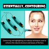 Vawolecy Dual-Ended Contour Stick, Face Shaping & Contouring Stick, Highlighter Makeup Pen for All Skin Tones