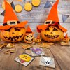 Anditoy 4 Pack Halloween Wooden Puzzles for Kids Toddlers Halloween Toys Party Favors Halloween Treat Bags Gifts