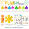 KENZY 210 Pieces Size 1.5 BPA Free Building Blocks Kids STEM Toys Building Discs Sets Clip Connect Educational Building Toys Interlocking Solid Plastic Toys Sets for Preschool Kids Boys Girls Aged 3+
