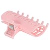 Hot Roller Clips, 15Pcs/Set Hair Roller Clips Hair Fixed Styling Curler Claw Clamp Hairdressing Tool for Women Girls Hair Section Styling Hair Curler Claw Clip Replacement Curler Clips(Pink)