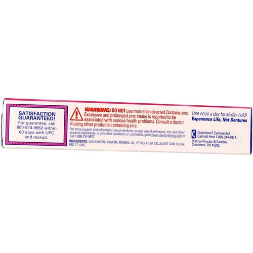 Fixodent Denture Adhesive Cream Original 2.40 oz (Pack of 12)
