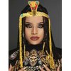 CAKURE Egyptian Snake Headpiece Gold Sequins Headband Cleopatra Beaded Costume Headdress Cosplay Costume Halloween Hair Accessories for Women and Girls