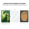 Katomula 100 PCS MTG Card Sleeves with 100 PCS Perfect Fit Sleeves, Art Matte Card Sleeves with Inner Sleeves - Fit Standard Size Cards - Enchantress of The Emerald Dragon