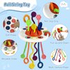 EPOGG 6 in 1 Montessori Toys for Babies 6-12 Months Up - Incl Pull String Toy, Stacking Cups, Tissue Box, Suction Cup Spinner, Stacking Blocks,Activity Cube, Baby Toys for 1 2 3 Year Old