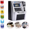 2024 Upgraded ATM Saving Piggy Bank for Real Money for Kids Adults Personal ATM Savings Bank Machine with Card, Password Login, Coin Recognition, Bill Feeder, Balance Calculator, Electronic Safe Box