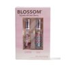 Blossom Scented Roll on Lip Gloss, Infused with Real Flowers, Made in USA, 2 pack Mini Gift Set, Strawberry, Sugar Cookie, High Glossy, Hydrating, Long Lasting Shine
