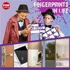 Fingerprint Kit for Kids Ages 8-12, FunKidz Detective Spy Gear Pretend Play STEM Science Kit Project with Crime Scene Investigations Educational Class Tools for Boys Girls
